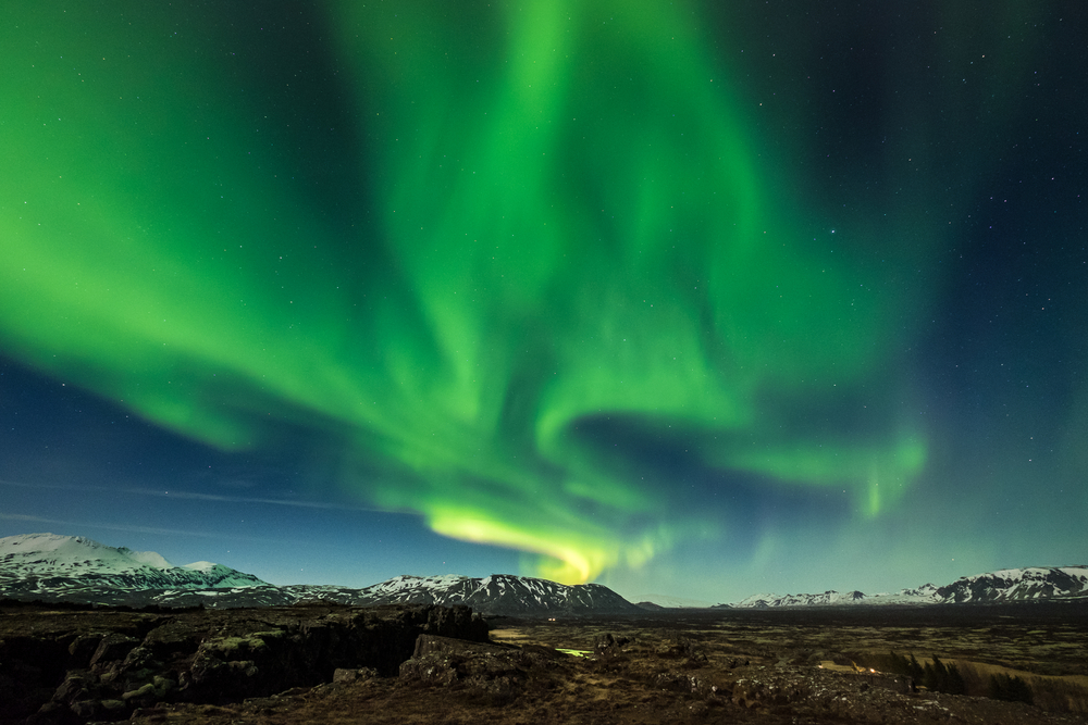 Reykjavik, Iceland - Northern Lights