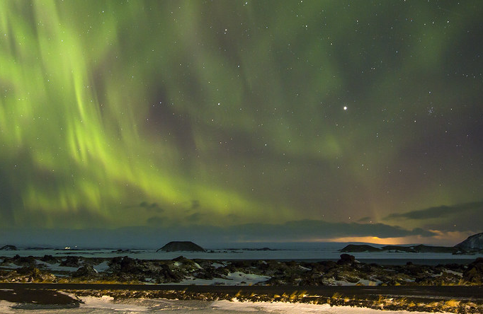 Lake Myvatn, Iceland - Northern Lights